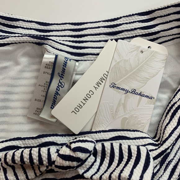 Full Coverage Bikini Bottom by TOMMY BAHAMA Island Cays Hi Waist Swimwear - Picture 3 of 13